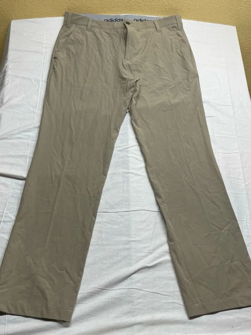 adidas Men's Tan Chino Golf Pants
